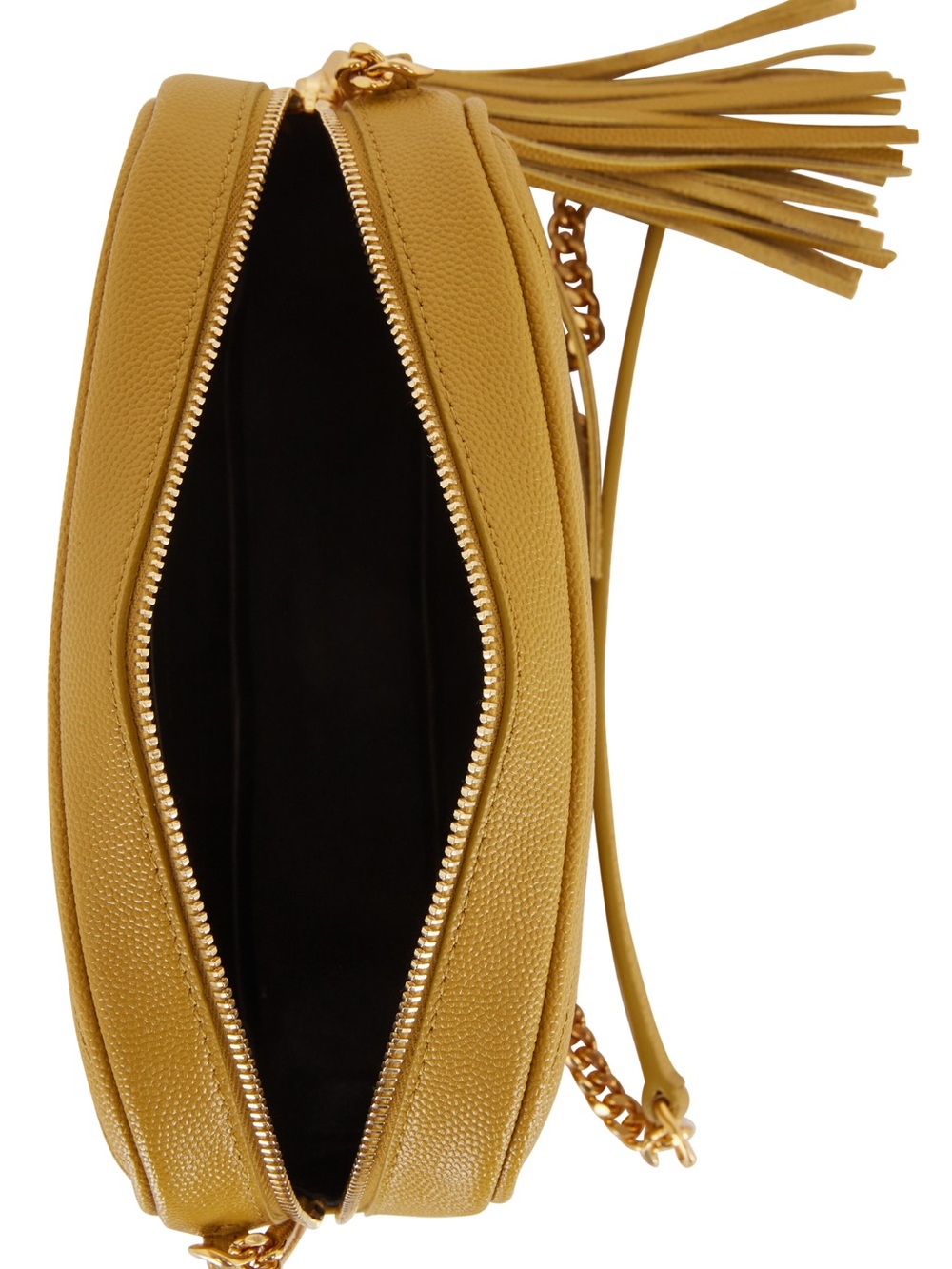 Saint Laurent Yellow Quilted Lou Camera Crossbody with Tassel - Picture 5 of 16